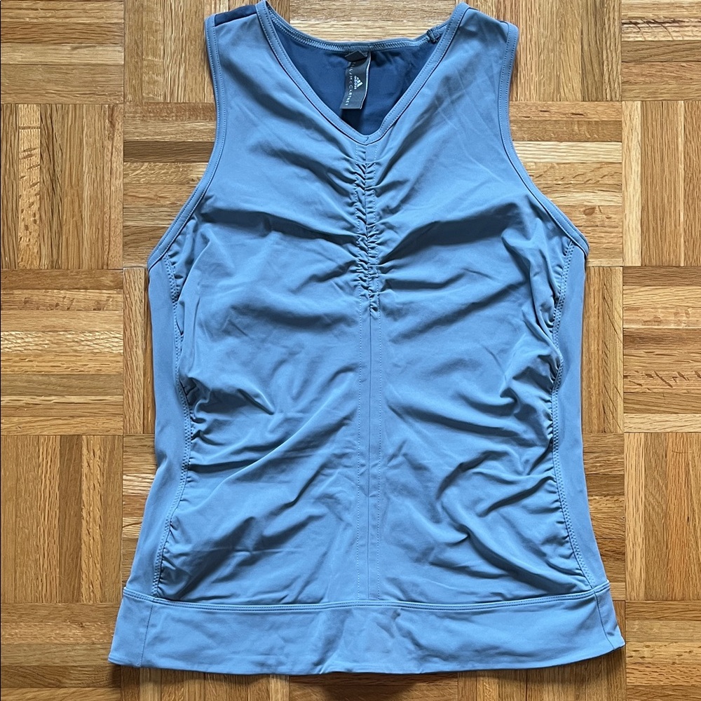 ADIDAS BY STELLA MCCARTNEY Ruched Training Running Tank Top L